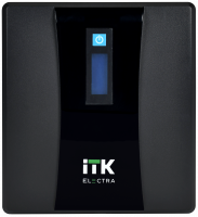 Источник бесперебойного питания Line-interactive 1200 ВА/720 Вт, фаза 1/1, LCD дисплей, с АКБ 2х7AH, USB, Schuko ITK EET-1200VA-1-002-S