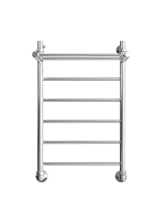 Полотенцесушитель водяной FJ 80/50 с комплектом крепежа цвет хром ДВИН 4627152136508