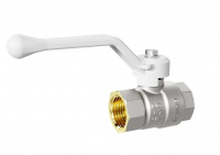 Кран шаровой 11б27п1 Ду25 Ру40 (1') ВВ белая ручка рычаг LD Pride LD Pride 47.25.В-В.Р (white) LD 47.301.25 W