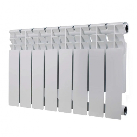 Р0000012835 Радиатор биметаллический секционный 350/80/8 боковое подключение Oasis 