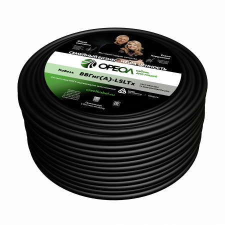 Кабель силовой ВВГнг(А)-LSLTx 3х6 ТРТС Ореол 00000055924