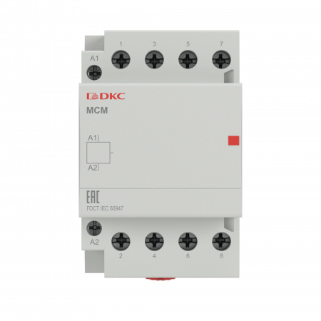 MCE-63-40-A240 Контактор модульный YON MCE 4P 63A 4НО управляющее напряжение 240В 50Гц DKC 