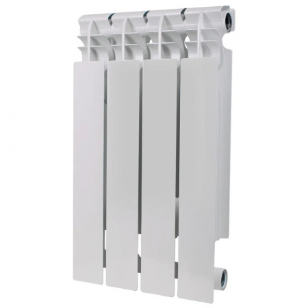 Р0000012814 Радиатор биметаллический секционный 500/100/4 боковое подключение Oasis 