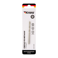 Сверло по металлу 4.2х75х43 мм HSS DIN 338 Kranz KR-91-0559