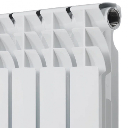 Р0000037000 Радиатор биметаллический секционный 500/80/4 боковое подключение Oasis 