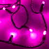 Гирлянда светодиодная декоративная ARD-STRING-CLASSIC-10000-BLACK-100LED-FLASH PINK (230V, 7W) (ARDCL, IP65) Arlight 025807