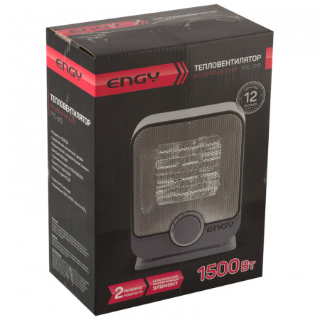 Тепловентилятор Engy PTC-319 серый Скрап 007532