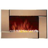 Электрокамин настенный 2 кВт зеркальная панель цвет бронза Electrolux EFP/W-2000S Bronze НС-1233827