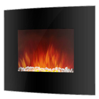 Электрокамин настенный 1.8 кВт панорамная панель цвет черный Electrolux EFP/W-1150URLS НС-1051189