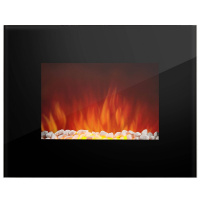 Электрокамин настенный 1.8 кВт плоская панель цвет черный Electrolux EFP/W-1100ULS НС-1052292