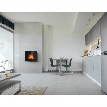 EFP/W-1100ULS Электрокамин настенный 1.8 кВт плоская панель цвет черный Electrolux  НС-1052292