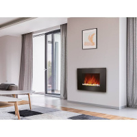 Электрокамин настенный 2 кВт плоская панель цвет черный Electrolux EFP/W-1250ULS НС-1052291