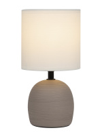 Настольная лампа Sheron 7044-503 1 х Е14 40 Вт керамика коричневая с абажуром Rivoli Б0053460