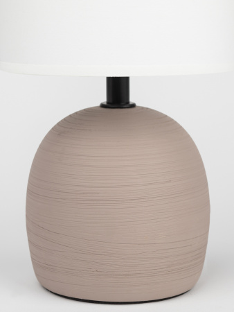 Настольная лампа Sheron 7044-503 1 х Е14 40 Вт керамика коричневая с абажуром Rivoli Б0053460