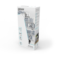 Светильник настольный под лампу E27 х60 Вт 220-240В IP20 480х165 мм белый струбцина GTL GAUSS GT0011