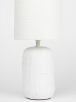 Настольная лампа Ramona 7041-501 1 * Е14 40 Вт керамика белая с абажуром Rivoli Б0053451