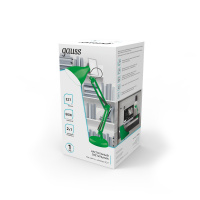 Светильник настольный под лампу E27 х60 Вт 220-240В IP20 300х150 мм Зеленый струбцина GTL GAUSS GT0033