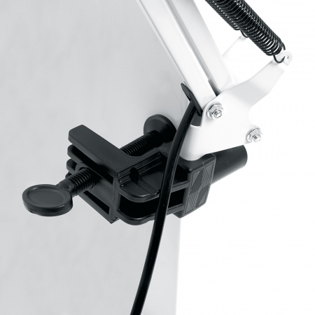 Светильник настольный 60w Е27 на струбцине черный FERON DE1430 24233