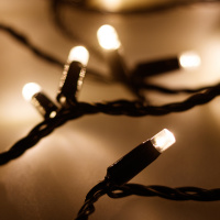 Гирлянда светодиодная декоративная ARD-STRING-PRO-10000-BLACK-100LED-STD WARM (230V, 7W) (ARDCL, IP65) Arlight 025824