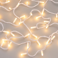 Гирлянда светодиодная декоративная ARD-STRING-CLASSIC-1000-WHITE-100LED-MILK-PULSE Warm (230V, 7W) (ARDCL, IP65) Arlight 031646