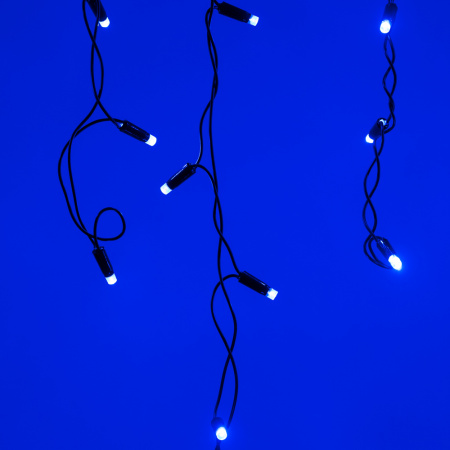 Гирлянда светодиодная декоративная ARD-EDGE-CLASSIC-2400х600-BLACK-88LED-STD BLUE (230V, 6W) (ARDCL, IP65) Arlight 026009