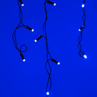 Гирлянда светодиодная декоративная ARD-EDGE-CLASSIC-2400х600-BLACK-88LED-STD BLUE (230V, 6W) (ARDCL, IP65) Arlight 026009