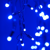 Гирлянда светодиодная декоративная ARD-EDGE-CLASSIC-2400х600-BLACK-88LED-STD BLUE (230V, 6W) (ARDCL, IP65) Arlight 026009