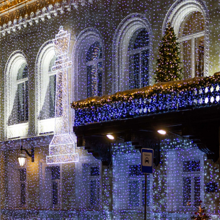 Гирлянда светодиодная декоративная ARD-CURTAIN-CLASSIC-2000х3000-CLEAR-760LED White (230V, 60W) (ARDCL, IP65) Arlight 024856