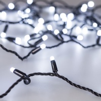 Гирлянда светодиодная декоративная ARD-STRING-CLASSIC-1000-BLACK-100LED-MILK-PULSE White (230V, 7W) (ARDCL, IP65) Arlight 031652