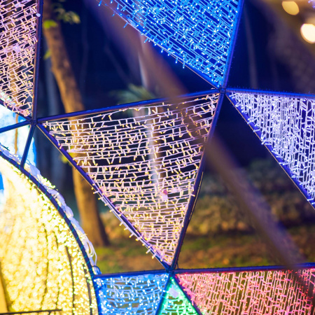 Гирлянда светодиодная декоративная ARD-STRING-CLASSIC-10000-WHITE-100LED-STD WARM (230V, 7W) (ARDCL, IP65) Arlight 025809