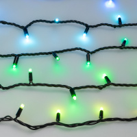 Гирлянда светодиодная декоративная ARD-STRING-PRO-10000-BLACK-100LED-LIVE RGB-DMX (24V, 10W) (ARDCL, IP65) Arlight 031750
