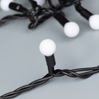Гирлянда светодиодная декоративная ARD-BALL-CLASSIC-D13-5000-BLACK-50LED RGB (230V, 3.5W) (ARDCL, IP65) Arlight 025567