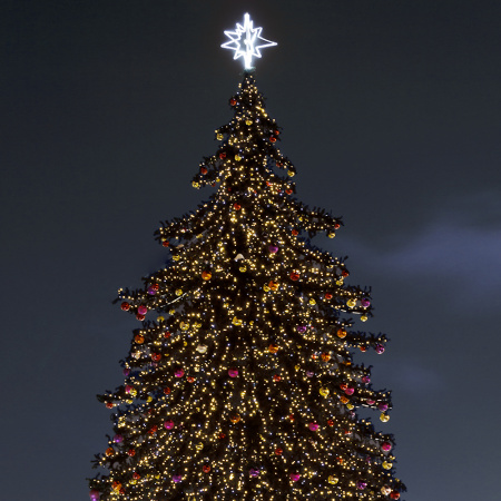 Гирлянда светодиодная декоративная ARD-STRING-CLASSIC-10000-BLACK-100LED-STD WARM (230V, 7W) (ARDCL, IP65) Arlight 025794