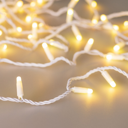 Гирлянда светодиодная декоративная ARD-STRING-CLASSIC-10000-WHITE-100LED-MILK-SYNC RGB (230V, 6.5W) (ARDCL, IP65) Arlight 028208