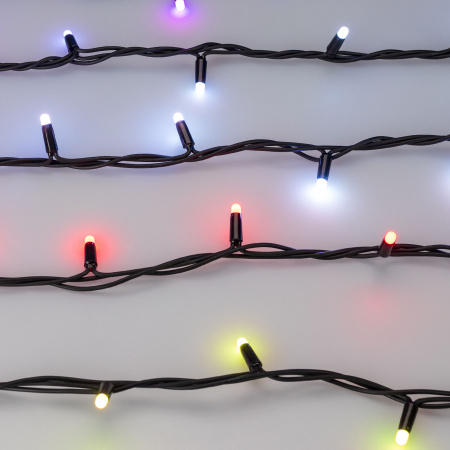 Гирлянда светодиодная декоративная ARD-STRING-PRO-10000-BLACK-100LED-MILK-LIVE RGB-DMX (24V, 10W) (ARDCL, IP65) Arlight 031754