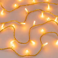Гирлянда светодиодная декоративная ARD-STRING-CLASSIC-10000-YELLOW-100LED-MILK-STD Yellow (230V, 7W) (ARDCL, IP65) Arlight 031200