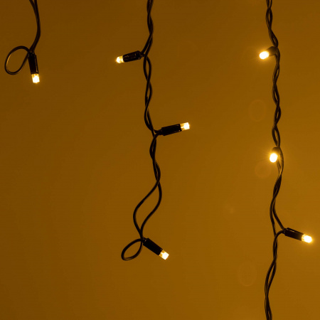 Гирлянда светодиодная декоративная ARD-EDGE-PRO-4000х600-BLACK-128LED-FLASH Warm/Warm (230V, 8W) (ARDCL, IP65) Arlight 031194