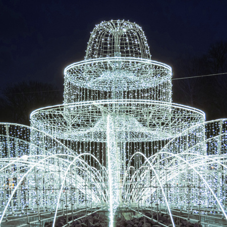 Гирлянда светодиодная декоративная ARD-STRING-CLASSIC-10000-WHITE-100LED-FLASH WHITE (230V, 7W) (ARDCL, IP65) Arlight 025812