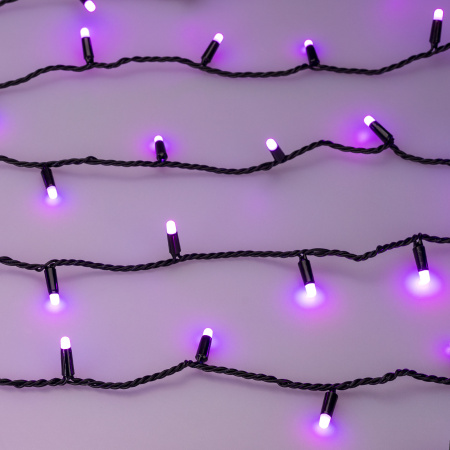 Гирлянда светодиодная декоративная ARD-STRING-CLASSIC-10000-BLACK-100LED-MILK-LIVE RGB-DMX (24V, 10W) (ARDCL, IP65) Arlight 031746