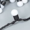 Гирлянда светодиодная декоративная ARD-BALL-CLASSIC-D17.5-10000-BLACK-100LED WHITE (230V, 7W) (ARDCL, IP65) Arlight 025583