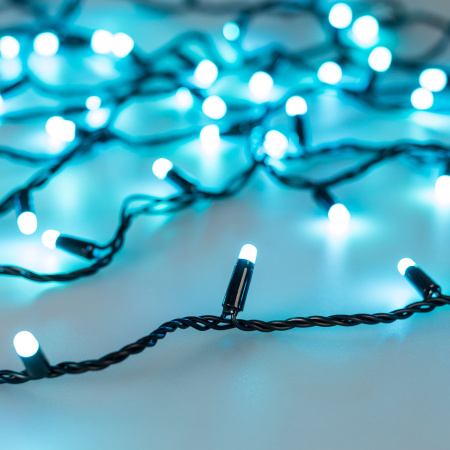 Гирлянда светодиодная декоративная ARD-STRING-CLASSIC-20000-BLACK-200LED-MILK-SYNC RGB (230V, 13W) (ARDCL, IP65) Arlight 028205