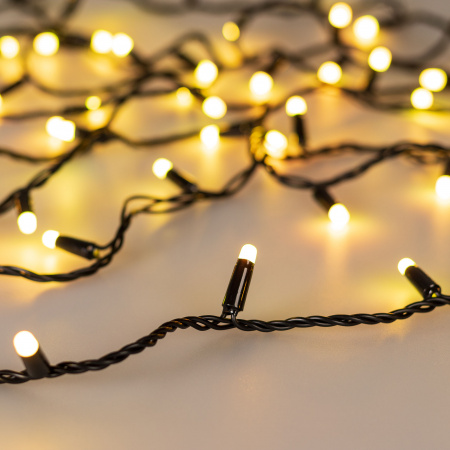 Гирлянда светодиодная декоративная ARD-STRING-CLASSIC-20000-BLACK-200LED-MILK-SYNC RGB (230V, 13W) (ARDCL, IP65) Arlight 028205