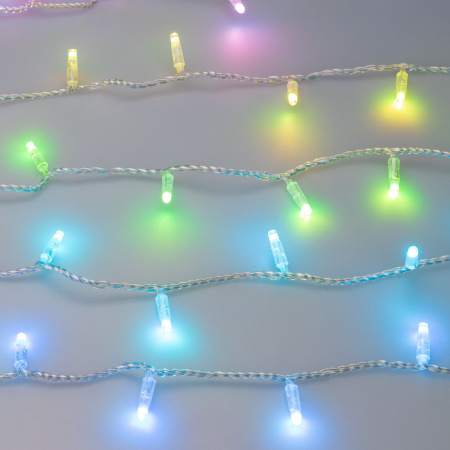 Гирлянда светодиодная декоративная ARD-STRING-CLASSIC-10000-CLEAR-95LED-LIVE RGBW-DMX (24V, 10W) (ARDCL, IP65) Arlight 031741