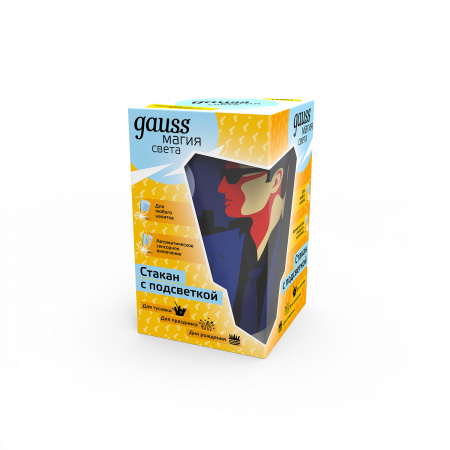 LC001 Стакан с подсветкой модель James Bond 3XLR44 LED LCUP Gauss GAUSS 
