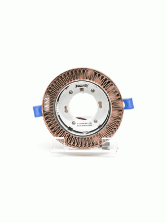 5020078 Светильник светодиодный  ДВО-15W встраиваемый под лампу GX53 декоративный с доп. подсветкой MG12 золотой  без лампы Jazzway JazzWay 