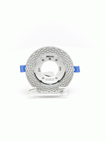 5020115 Светильник светодиодный ДВО-15W встраиваемый под лампу GX53 декоративный с доп. подсветкой MN21 хром без лампы JazzWay 