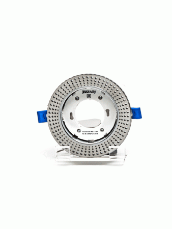 5020139 Светильник светодиодный ДВО-15W встраиваемый под лампу GX53 декоративный с доп. подсветкой MN22 хром без лампы JazzWay 