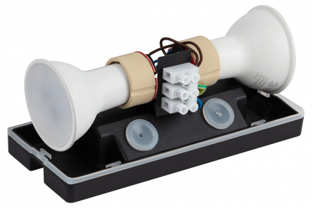 Подсветка декоративная WL38 BK MR16/GU10 (2 шт.), черный, для интерьера, фасадов зданий, лампа MR16 ( в комплект не входит) ЭРА Б0054410