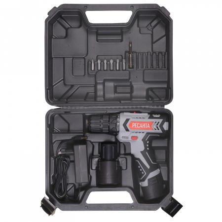 75/14/2 Дрель-шуруповерт аккумуляторная ДА-12-2ЛК Ресанта 