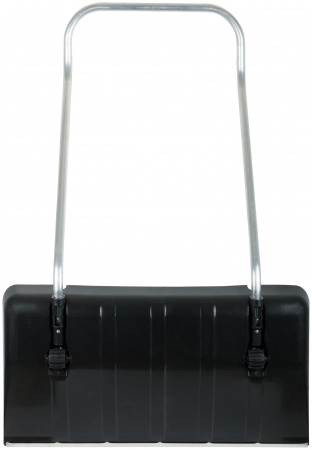 Скрепер для уборки снега на колесиках пластиковый, металлическая ручка, Профи 810х430х1220 мм РОС 68136